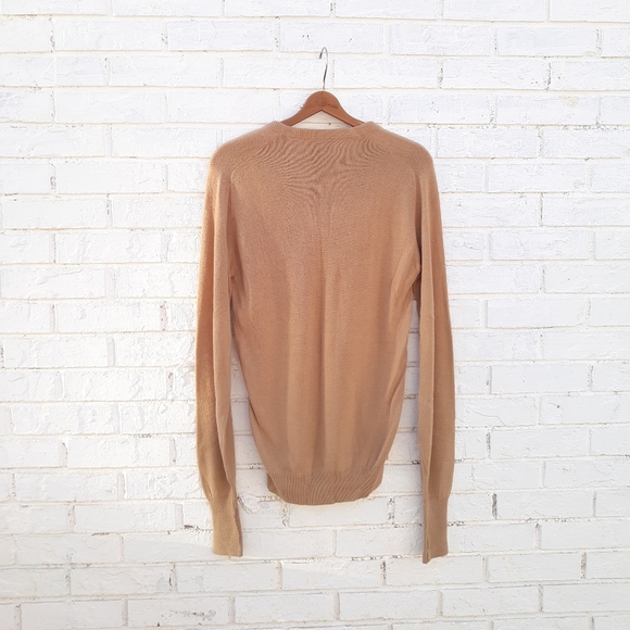 Vintage The Fox Sweater JC Penney Tan M - Picture 5 of 6